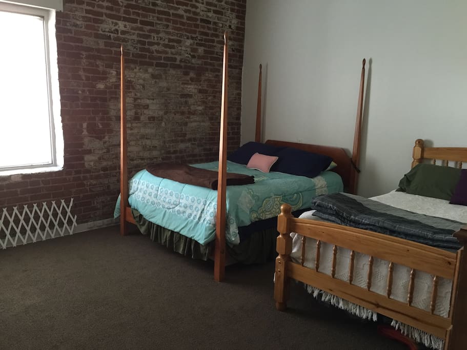 Private bedroom has two queen size beds. Possibly will allow up to four to six guests upon request.