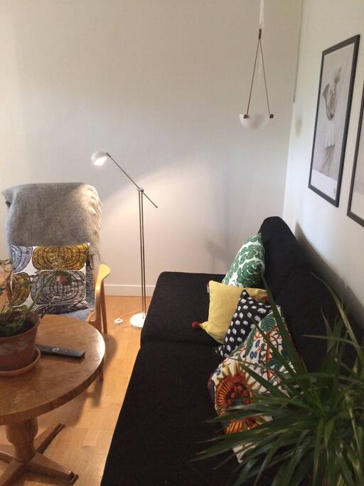 Soffa med extra sovplats