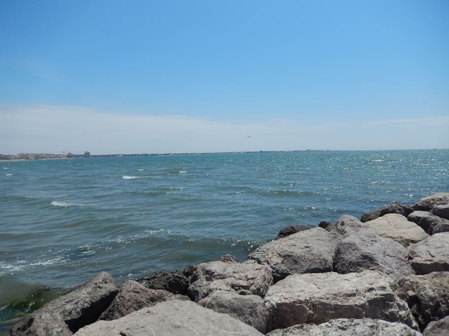 la mer et son épi pour amateur de pèche