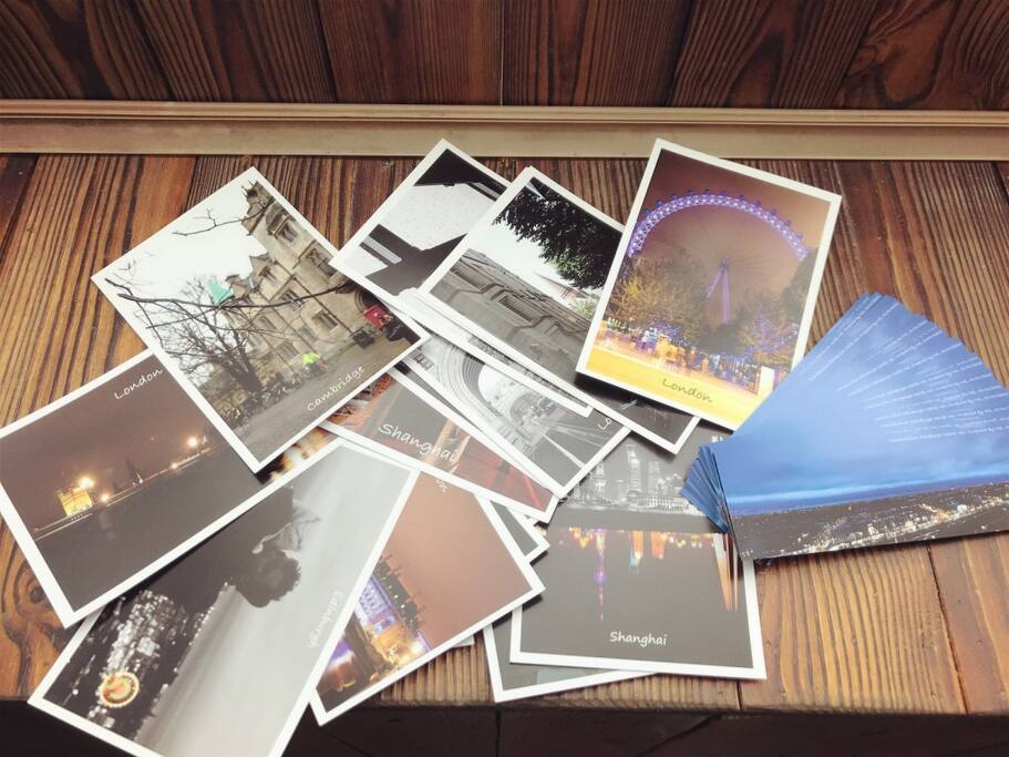 Pick one bookmark or postcard if you like