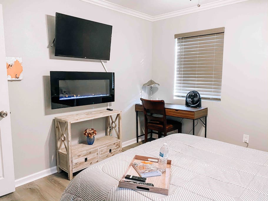 Comfort away from home! Sanitized regularly.