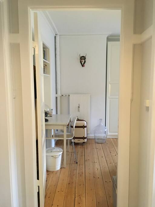 View from entrance to the bedroom
