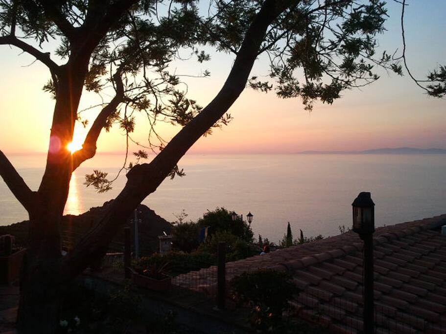 panorama tramonto