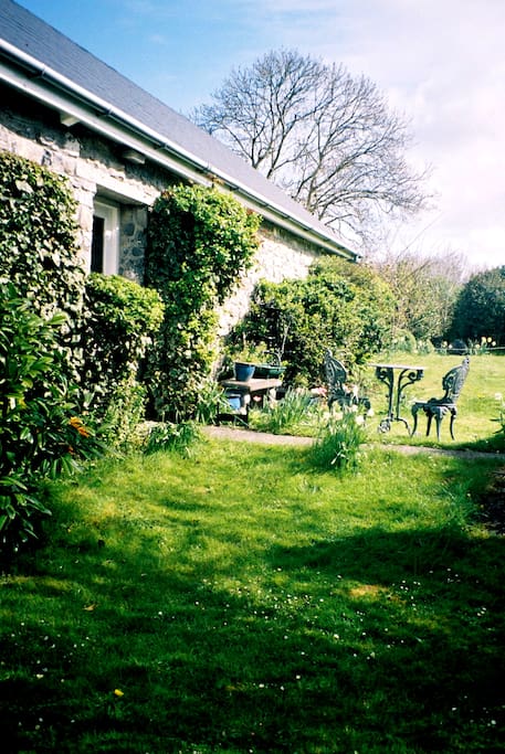 A sun trap at the front...