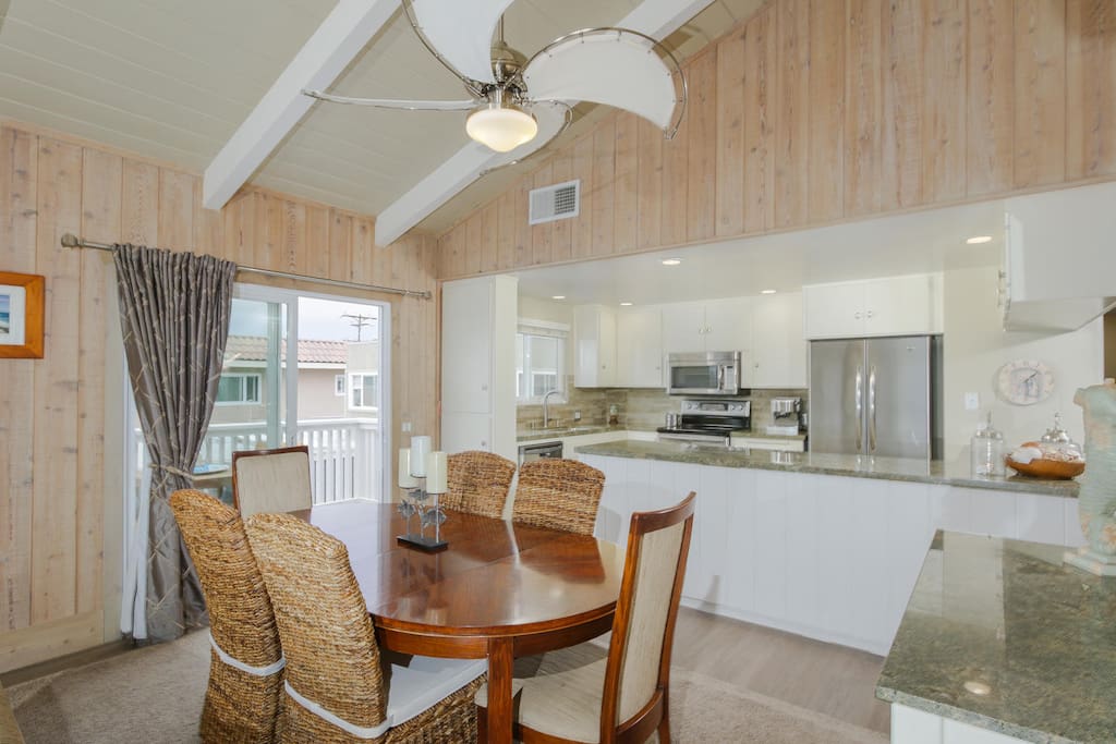 Dining and kitchen