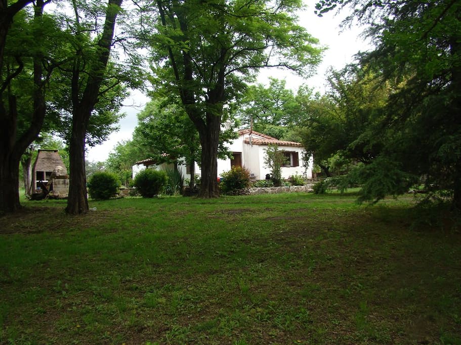 Jardín e inmediaciones de la casa