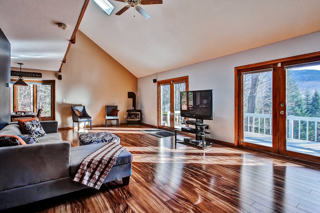 Admire sensational views out all the large windows
