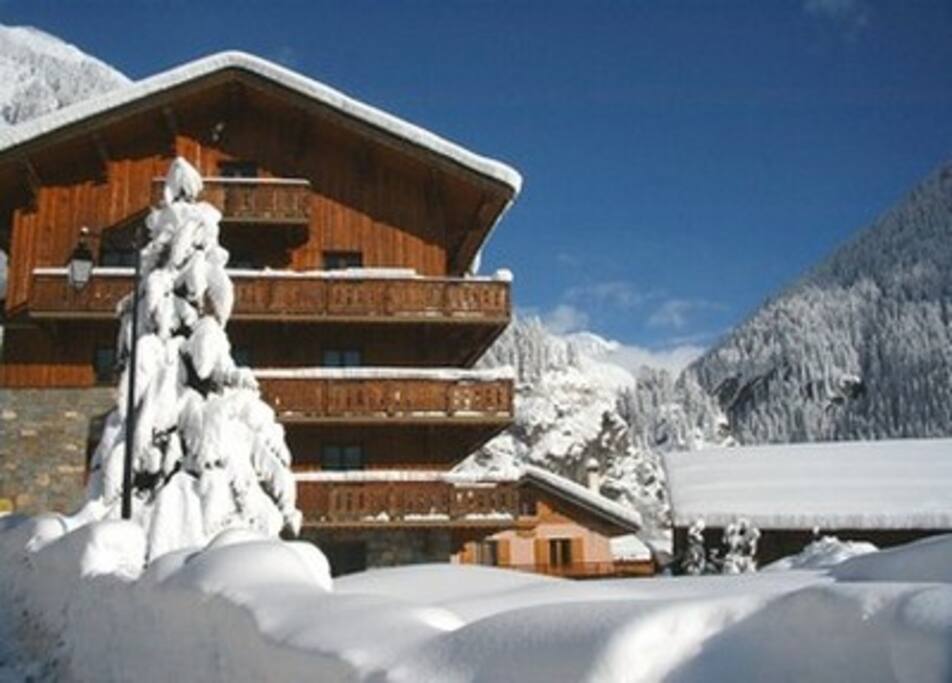 Chalet en hiver