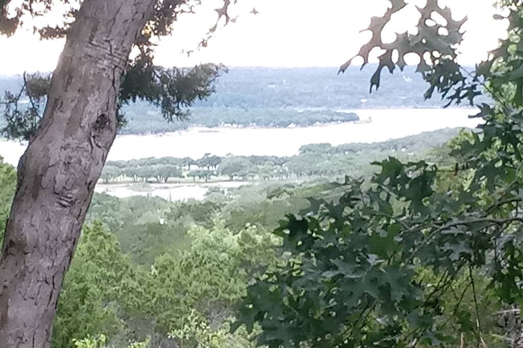 View of the lake in the morning