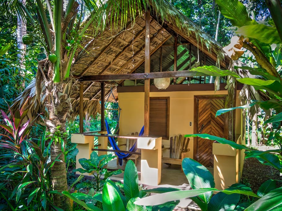 Front porch of your private bungalow