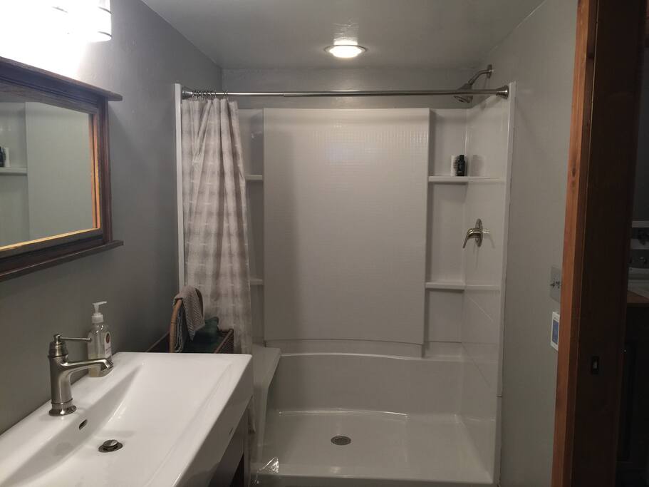 Basement bathroom