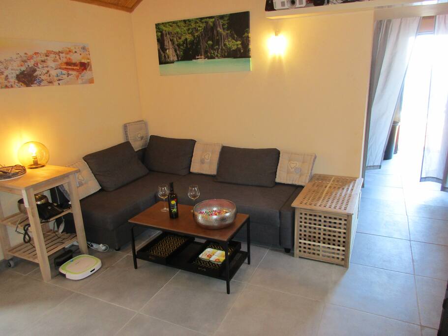 Gemütliches Ecksofa,TV,Beamer