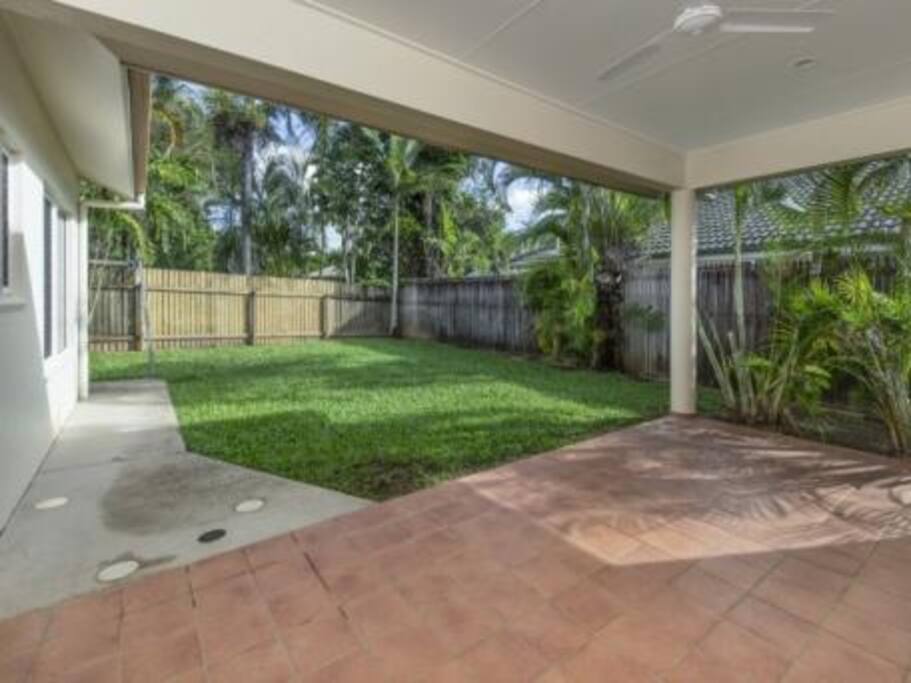 This is the backyard of the house