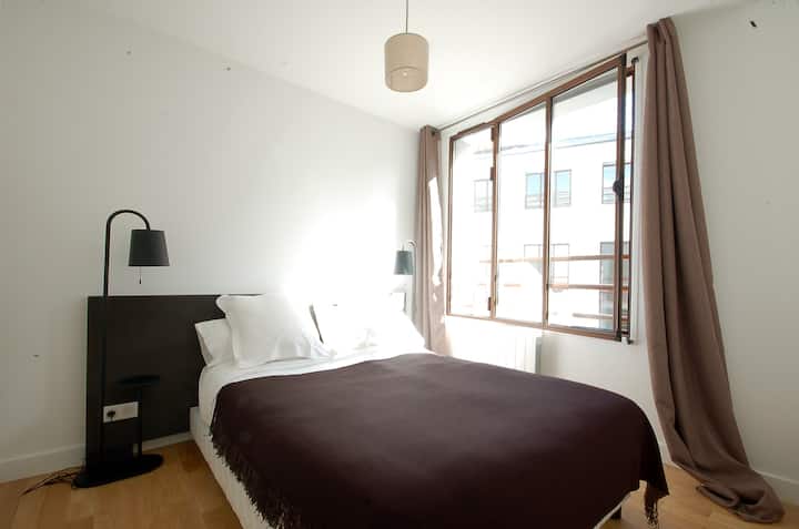 Habitación 1 con cama matrimonial