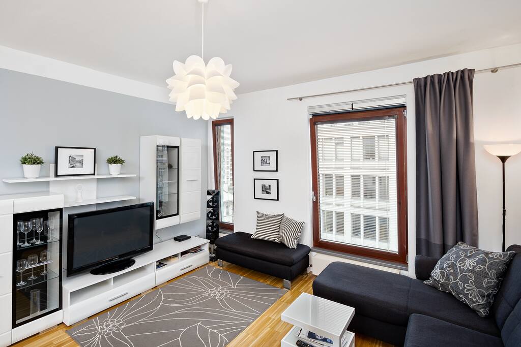 Living room TV view