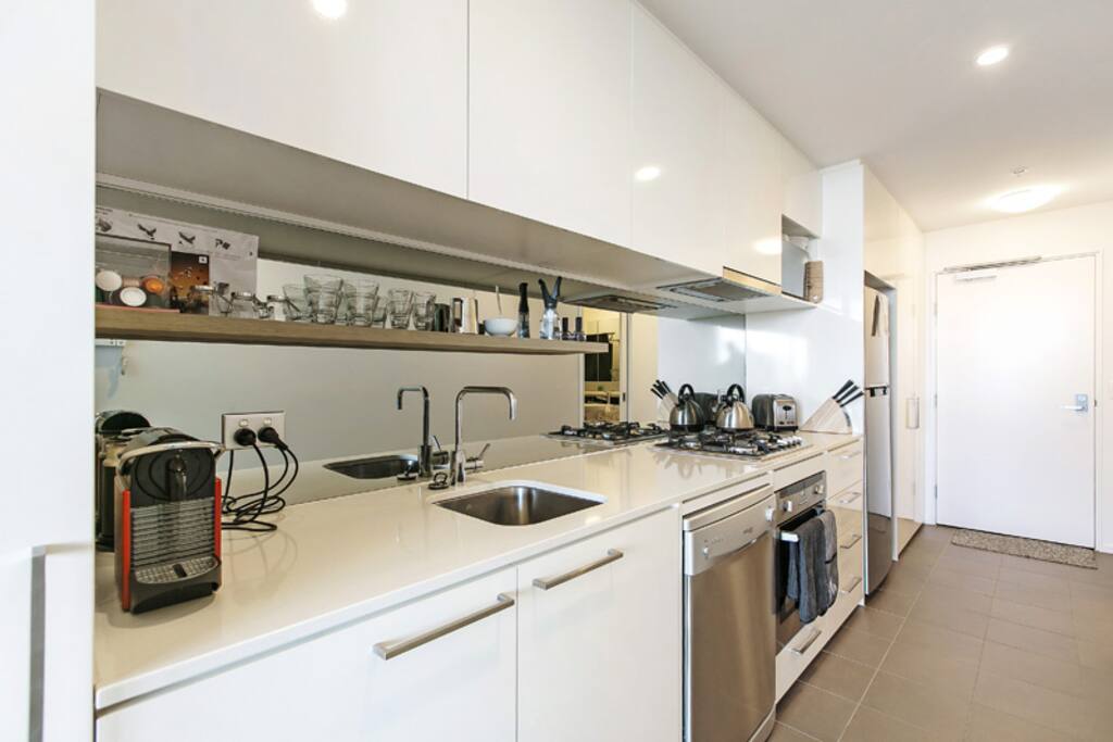 Fully equipped kitchen