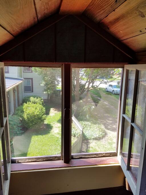 Loft window allows for a nice breeze.