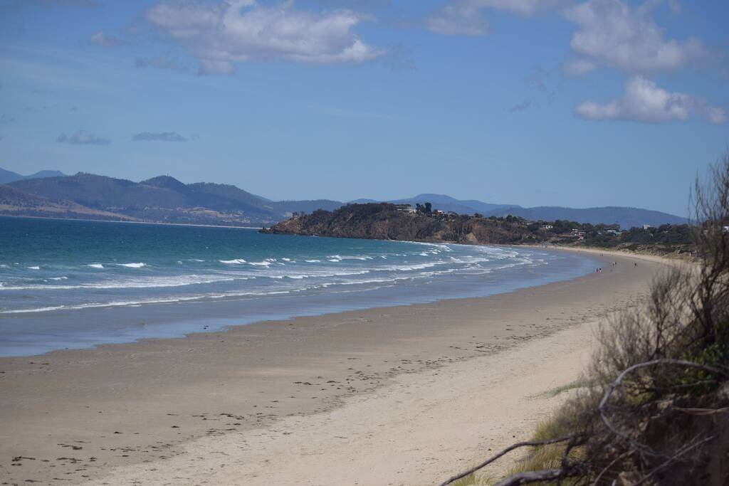From the front of the property looking back towards Park Beach