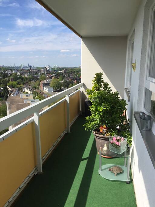 Blick von Terrasse Richtung Innenstadt