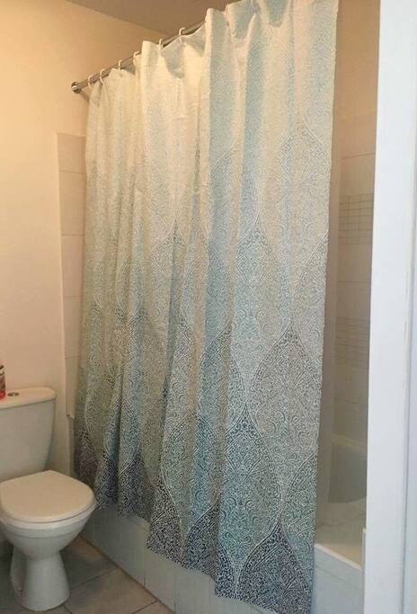 The bathroom has been refreshed recently