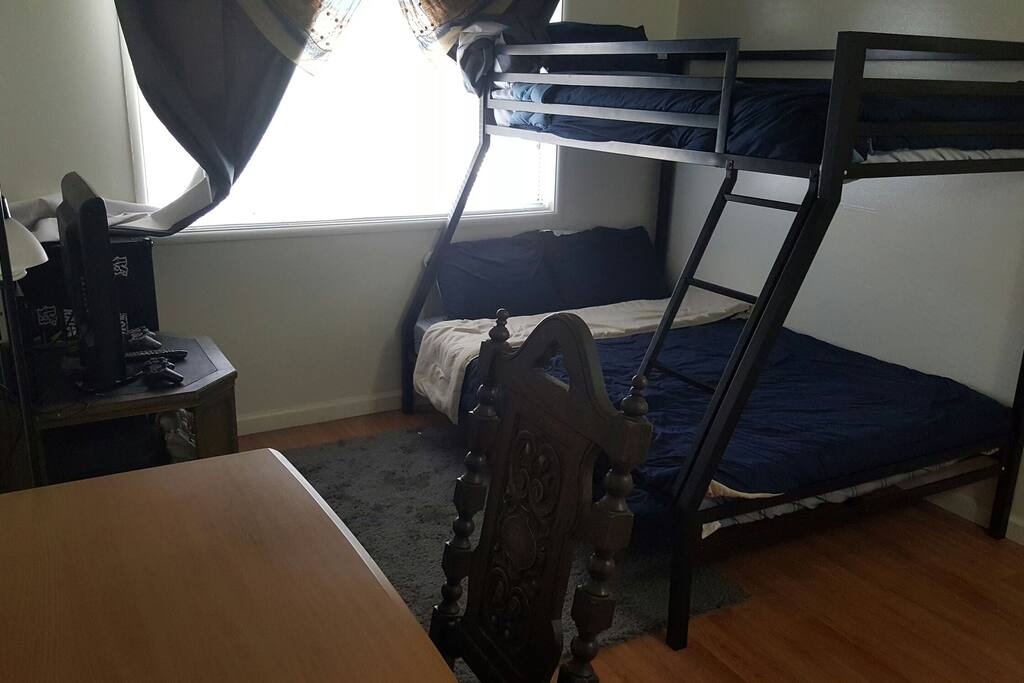 A desk to do reading, work, or just to hang out