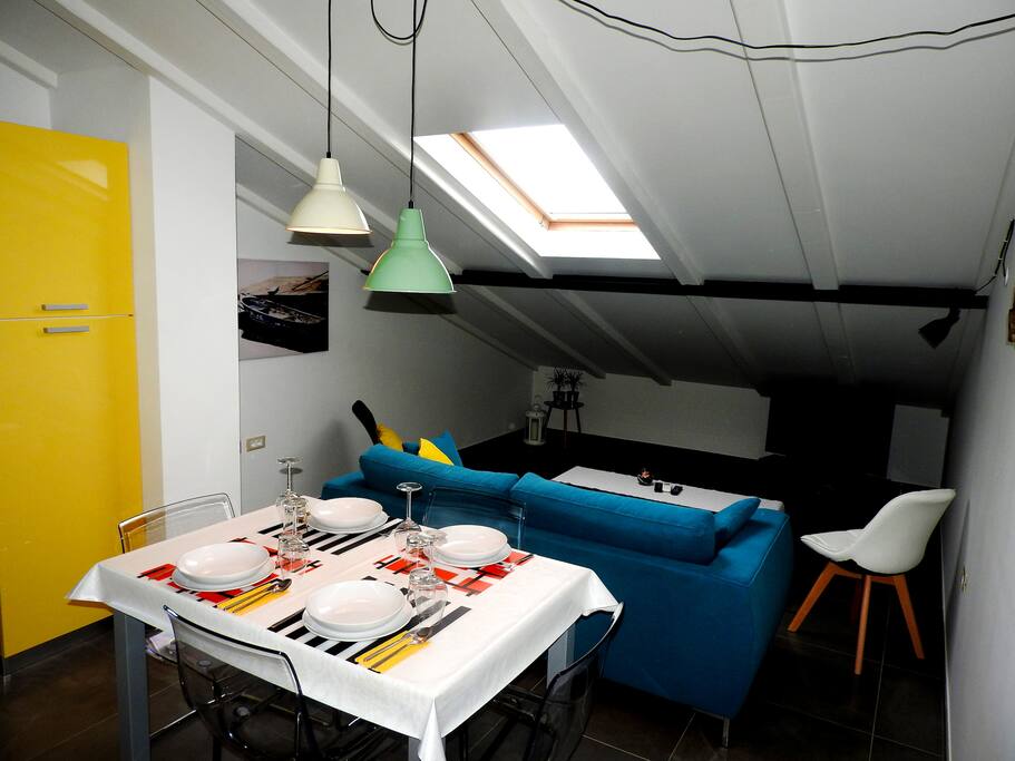 Dining room & living room