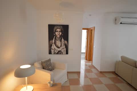 Top performing Airbnb: Penthouse, views, terrace, in old town Malaga in La Goleta