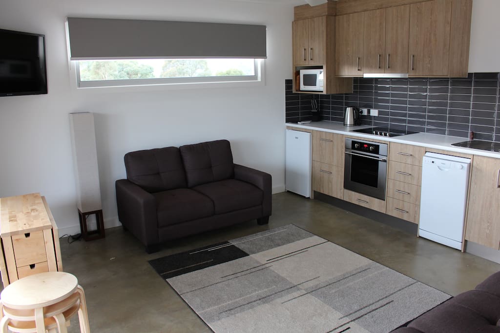 Fully equipped kitchen/ family area.