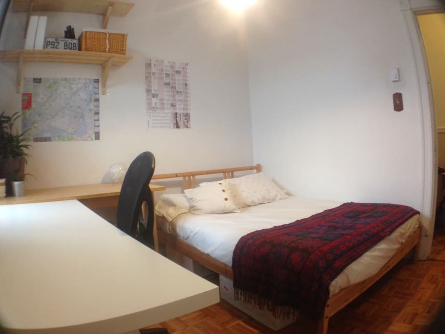 Comfy double bed