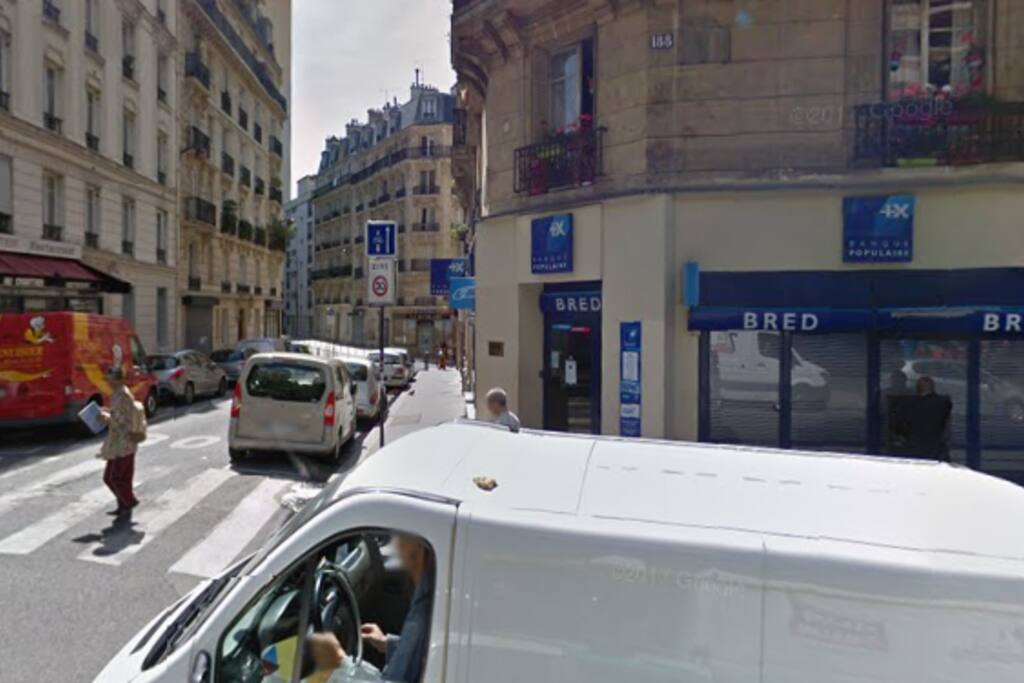 la rue par laquelle plus arrivez