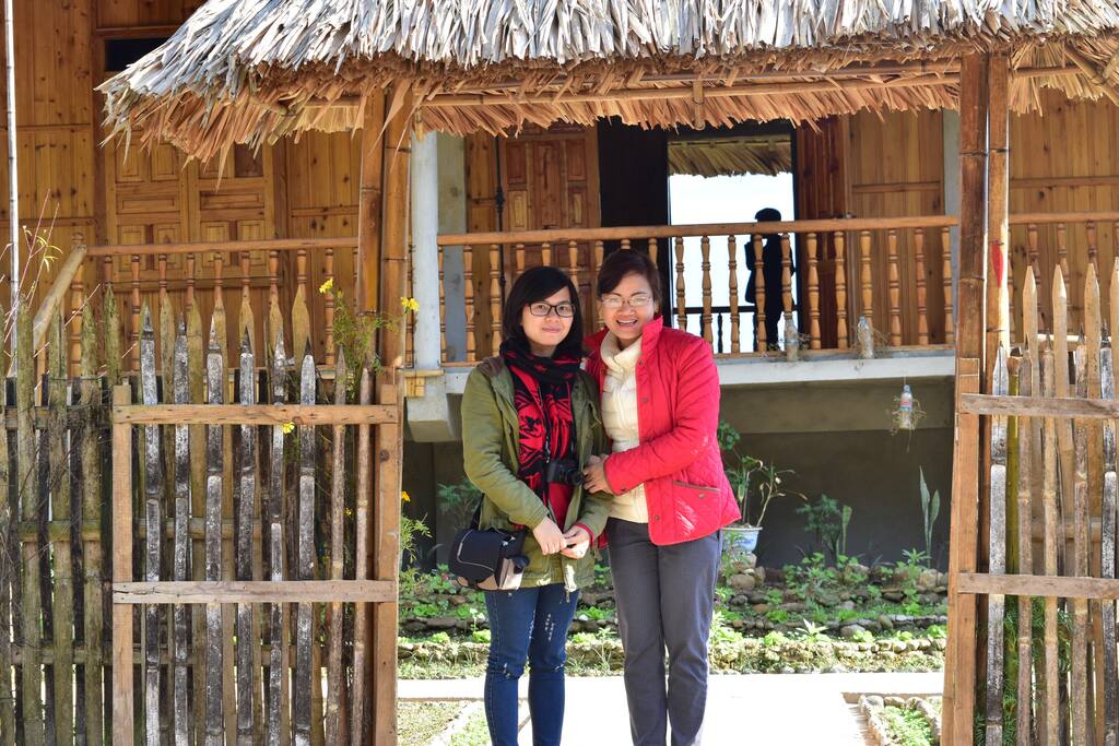 The front of Thong Nguyen homestay