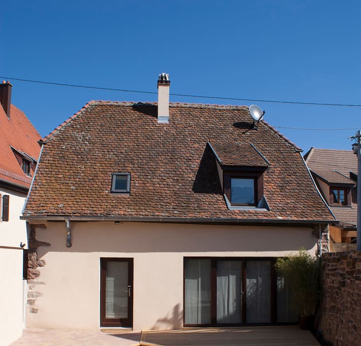 Front of the converted barn