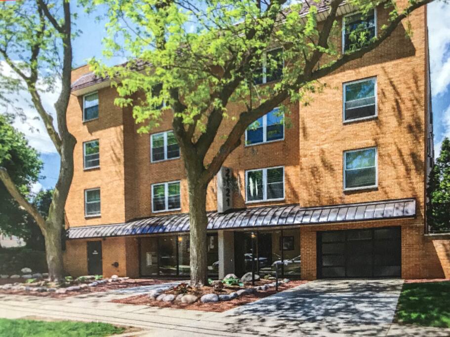The front of our condo building!
