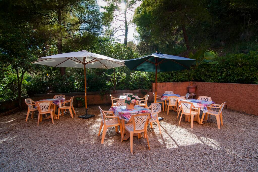 Angolo del giardino comune