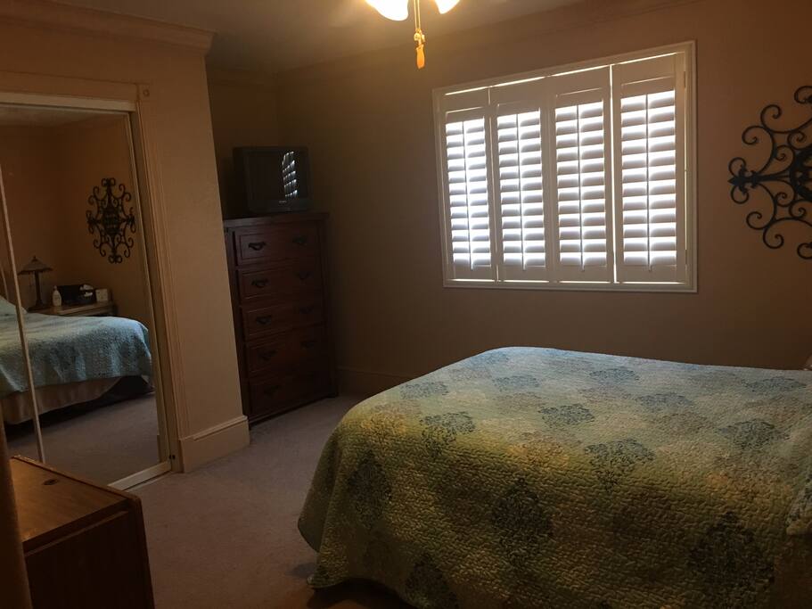 double bed upstairs