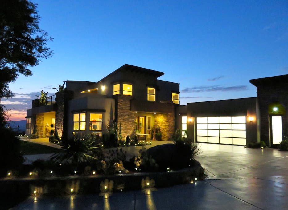 DragonPoint Villa at dusk