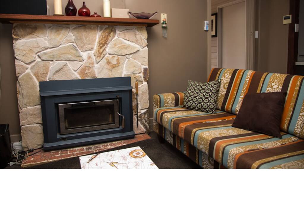 Lounge room wood heater