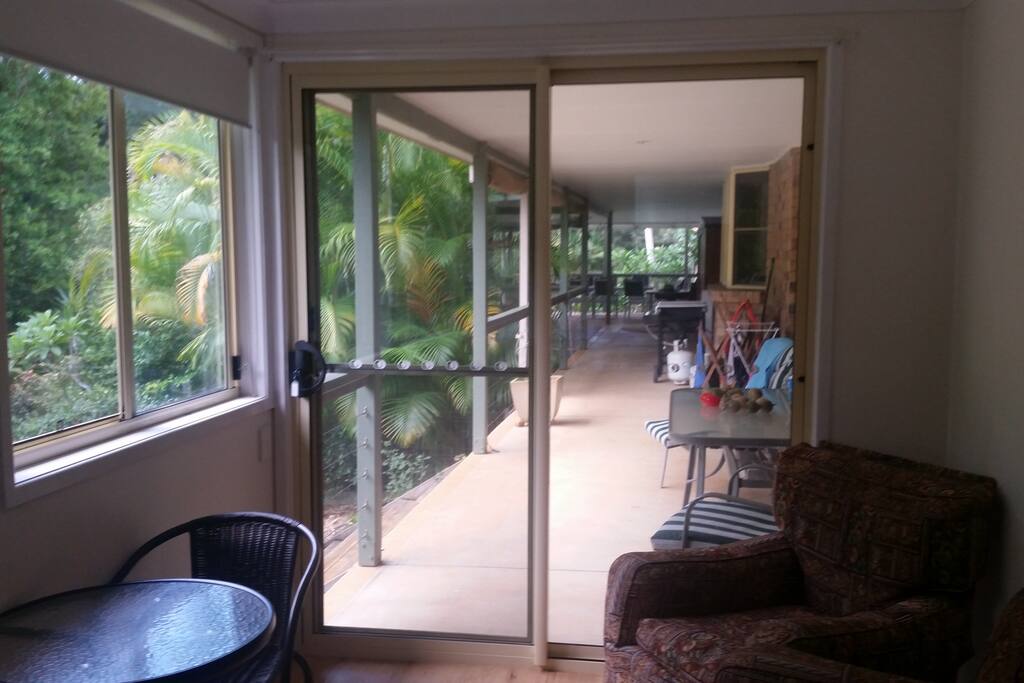 Verandah and room entrance