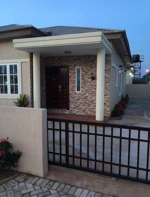 Front view of the house