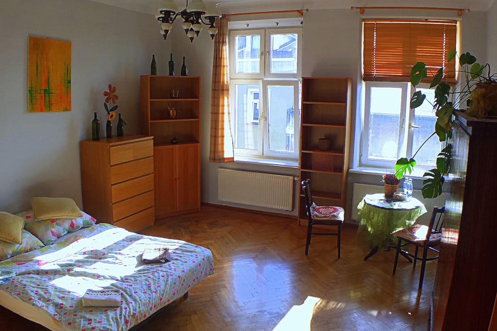 Spacious bedroom