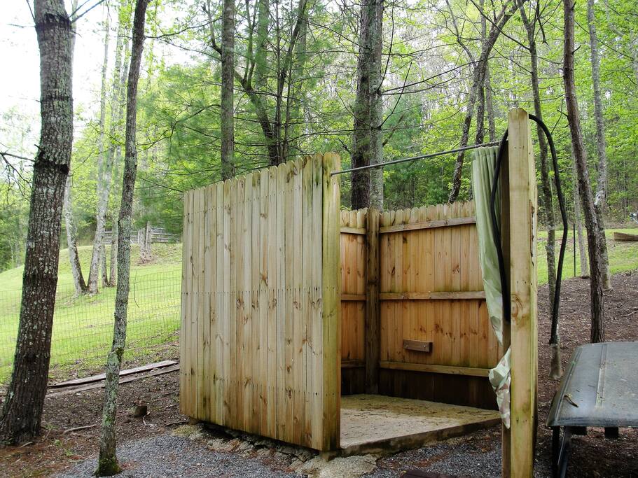 Outdoor shower