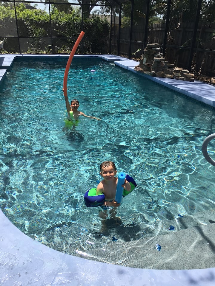 Spacious FamilyFriendly home, Large Saltwater Pool Houses for Rent in