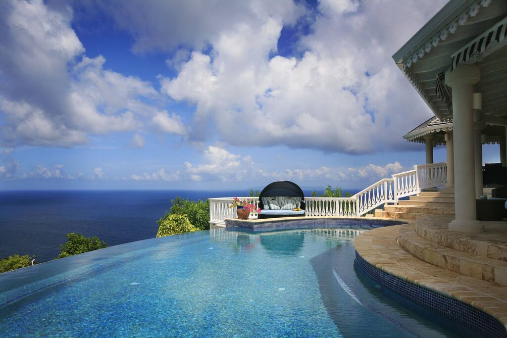 Anantha Asmani ocean view villa - Villas for Rent in Gros Islet, West ...