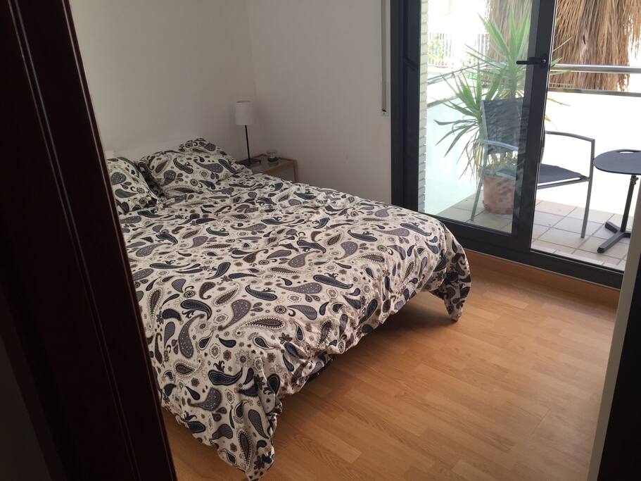 Bright modern bedroom