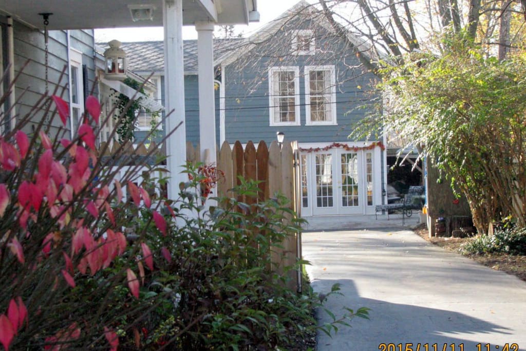 Moving toward the Carriage House
