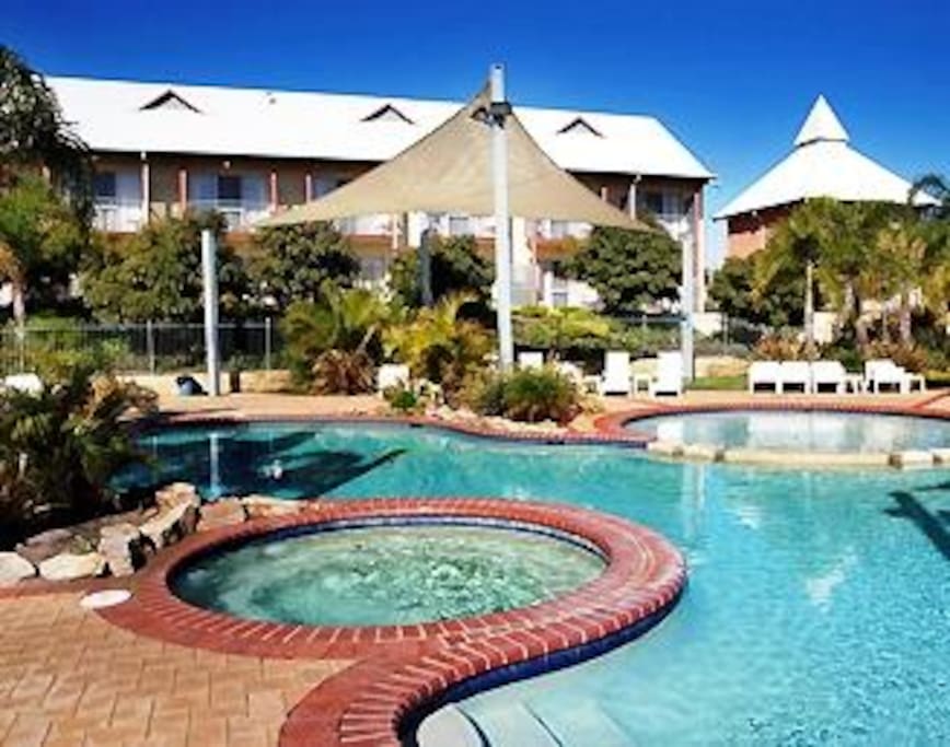 The Apartment located close to the pool