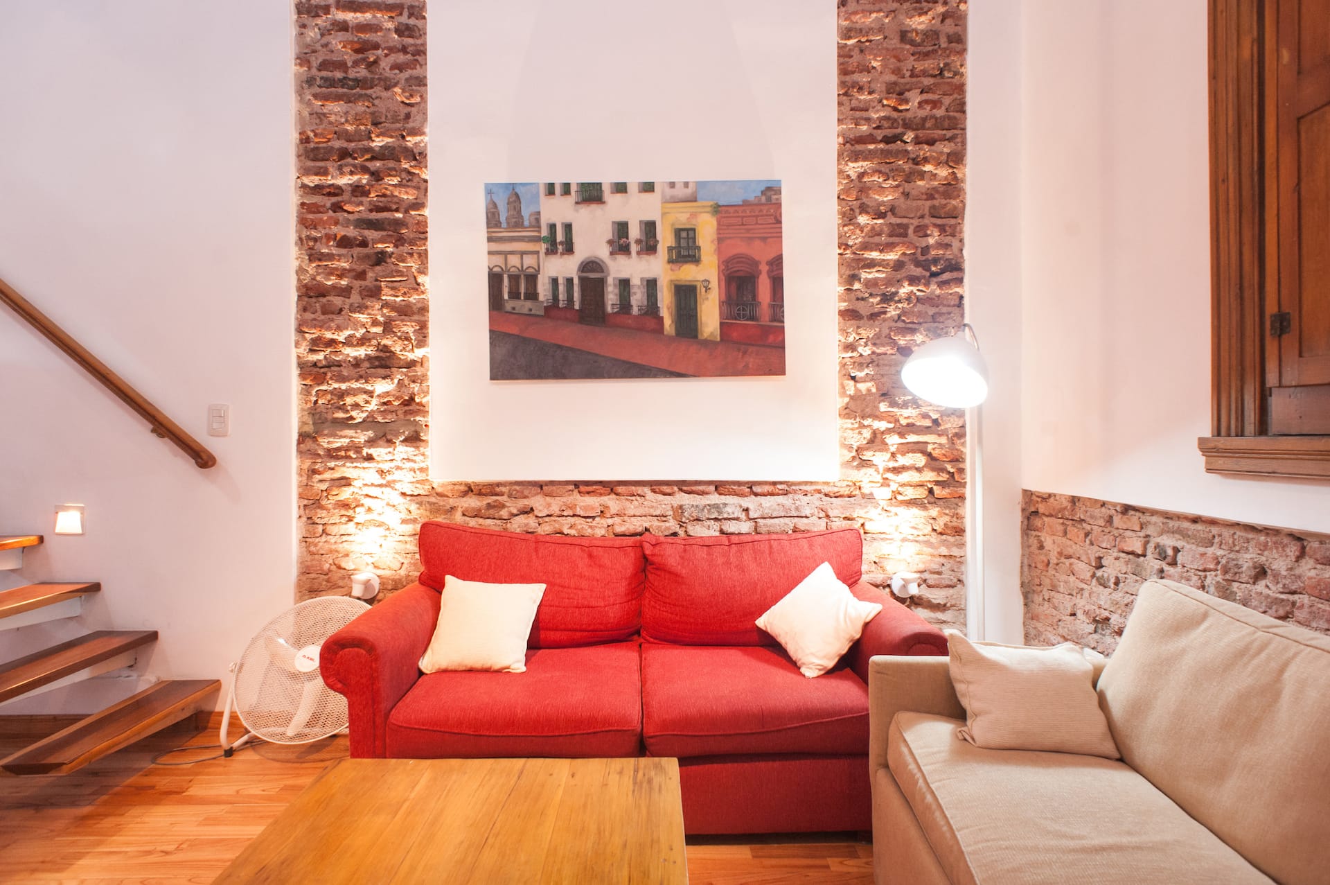 Apartamento reformado no térreo em San Telmo (Plaza Dorrego)