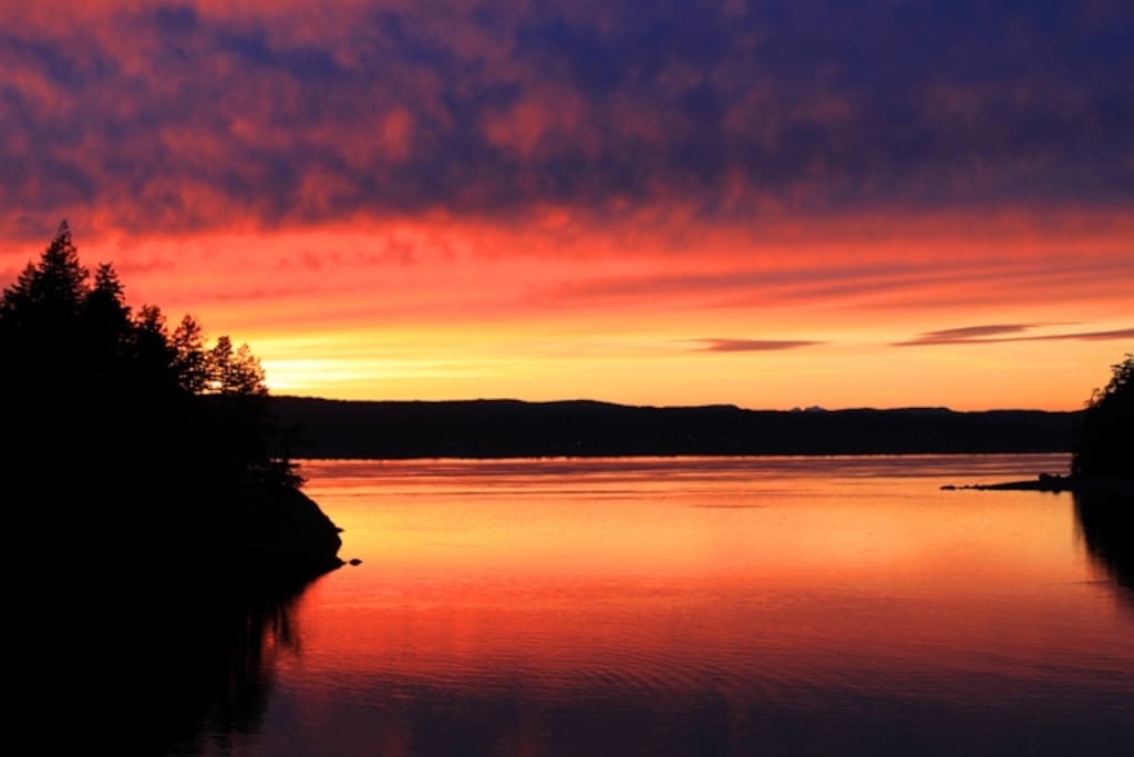 Stunning sunset views