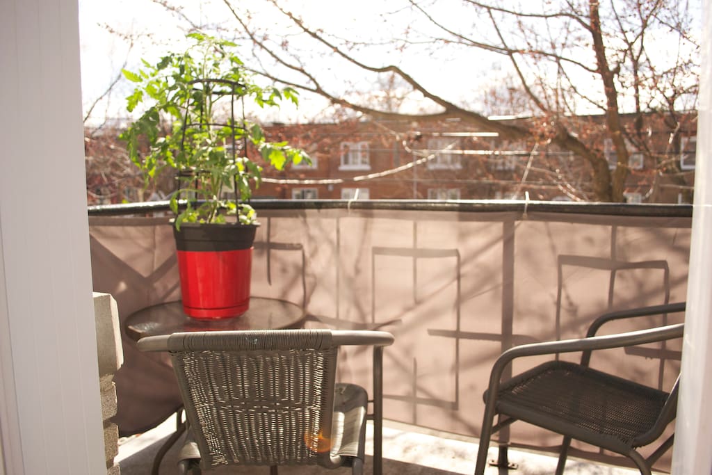 Balcon avant.