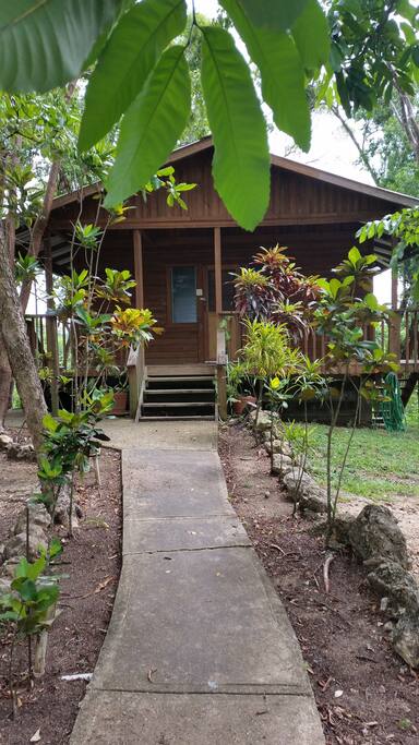 Walkway leading to Hibiscus dormitory